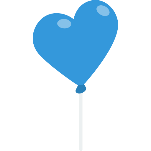 Heart balloon Symbol