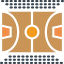Basketball court icon 64x64