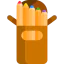 Colored pencils icon 64x64
