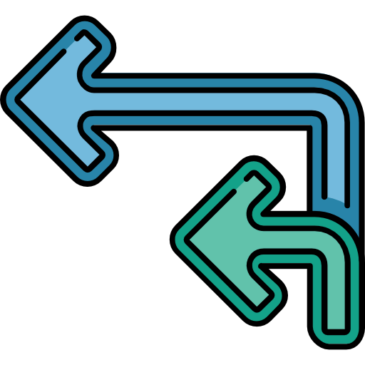 Turn left icon