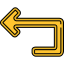 Turn left Symbol 64x64