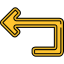 Turn left icon 64x64