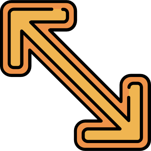 Diagonal arrow icon