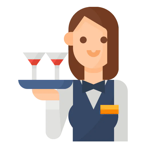 Waitress icon