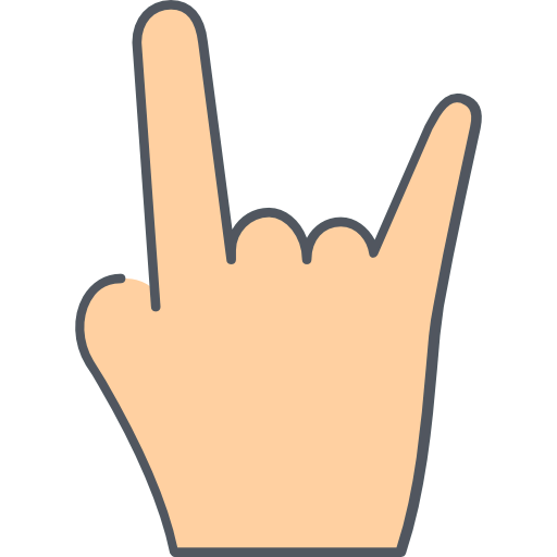 Hand gesture icon