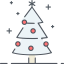 Рождественская елка иконка 64x64