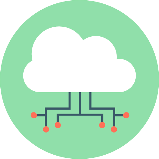 Cloud computing icon