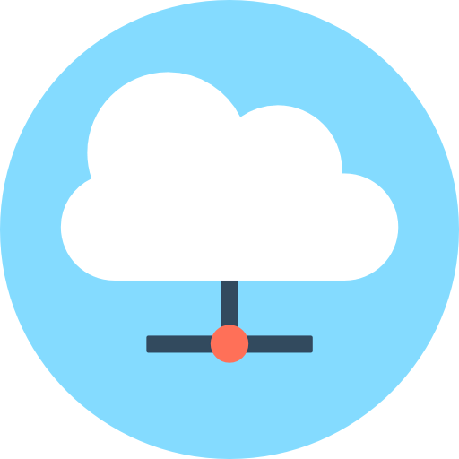 Computing cloud icône