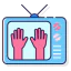 Телевизионный экран иконка 64x64