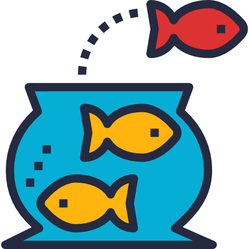 Fish bowl icon