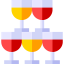 Wine glasses icon 64x64