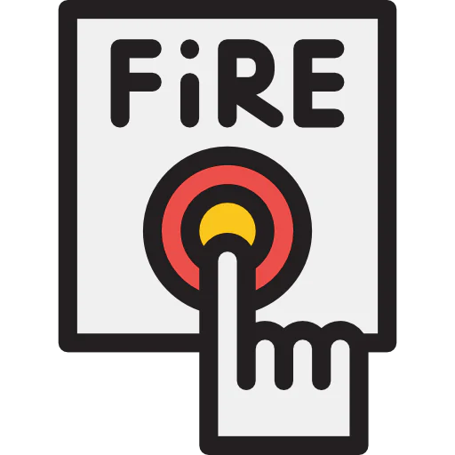 Fire alarm icône