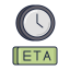 Arrival time icon 64x64