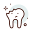 Сломанный зуб иконка 64x64