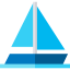 Sailing boat icon 64x64