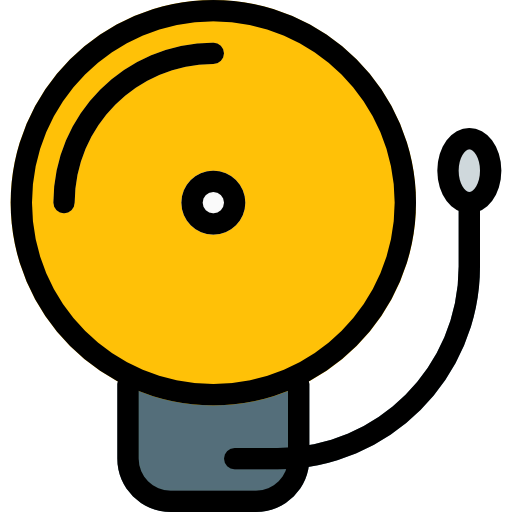 Fire alarm icon