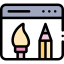 Web design icon 64x64