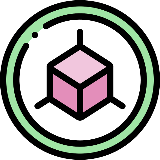 3d cube icon