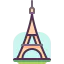 Eiffel tower ícono 64x64