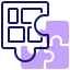 Puzzle pieces biểu tượng 64x64