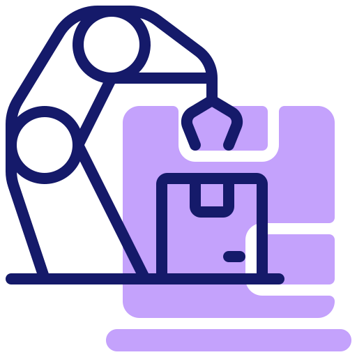 Robot arm icon