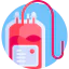 Blood transfusion icon 64x64