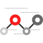 Line chart Ikona 64x64