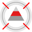 Pyramid chart ícono 64x64