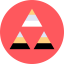 Pyramid chart icône 64x64