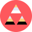 Pyramid chart icon 64x64