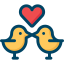 Love birds Symbol 64x64
