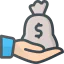 Money bag ícone 64x64