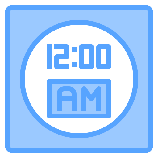 Digital clock Symbol