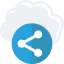 Cloud computing icon 64x64