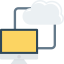 Cloud computing icon 64x64