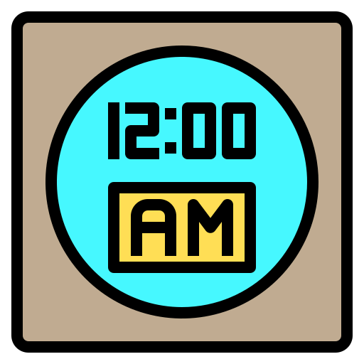 Digital clock icône