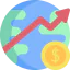 Global economy icon 64x64