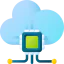 Cloud data icon 64x64