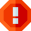 Caution icon 64x64