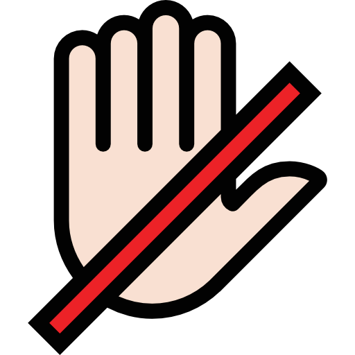 Do not touch icon