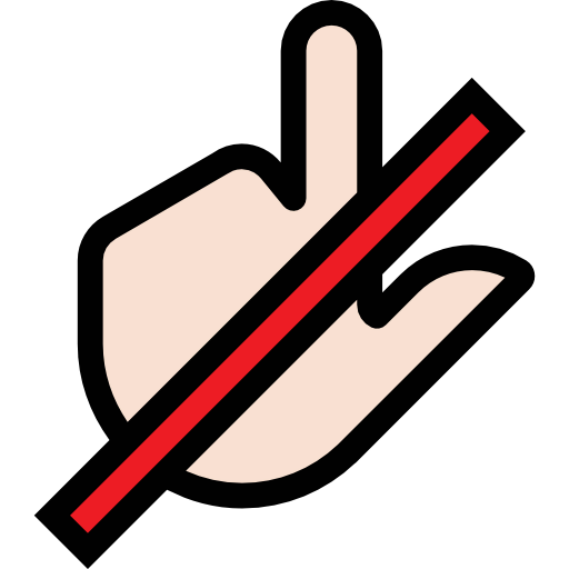 Do not touch icon