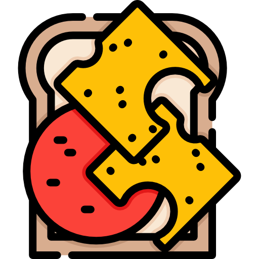 Cheese bread icon