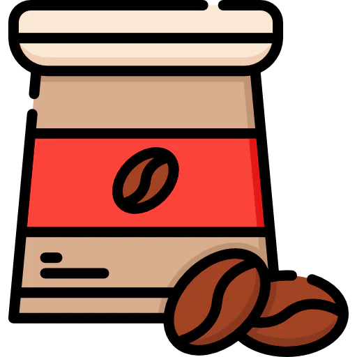 Coffee bean icon