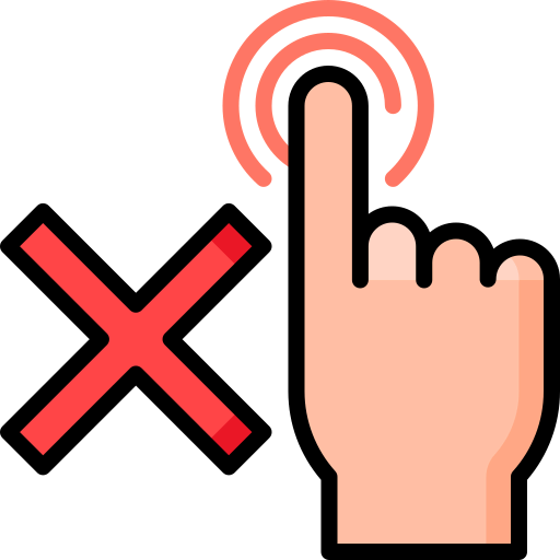 Do not touch アイコン