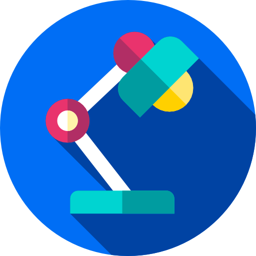 Desk lamp icon