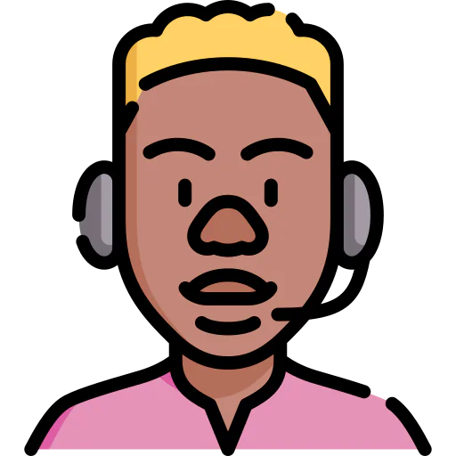 Call center agent icon