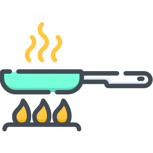 Frying pan icon
