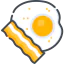 Яйцо и бекон иконка 64x64