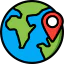 Globe icon 64x64