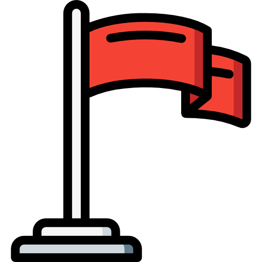 Flag pole icon